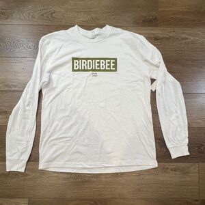 BIRDIEBEE Women's Long Sleeve Logo T-Shirt, XL, NWT, Casual, Lightweight